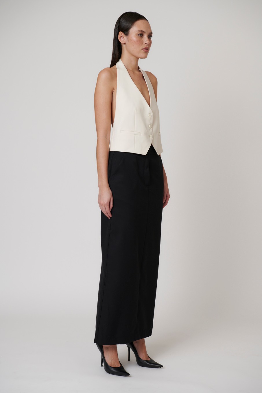 Online Bayse Brand Pheonix Maxi Skirt - Black