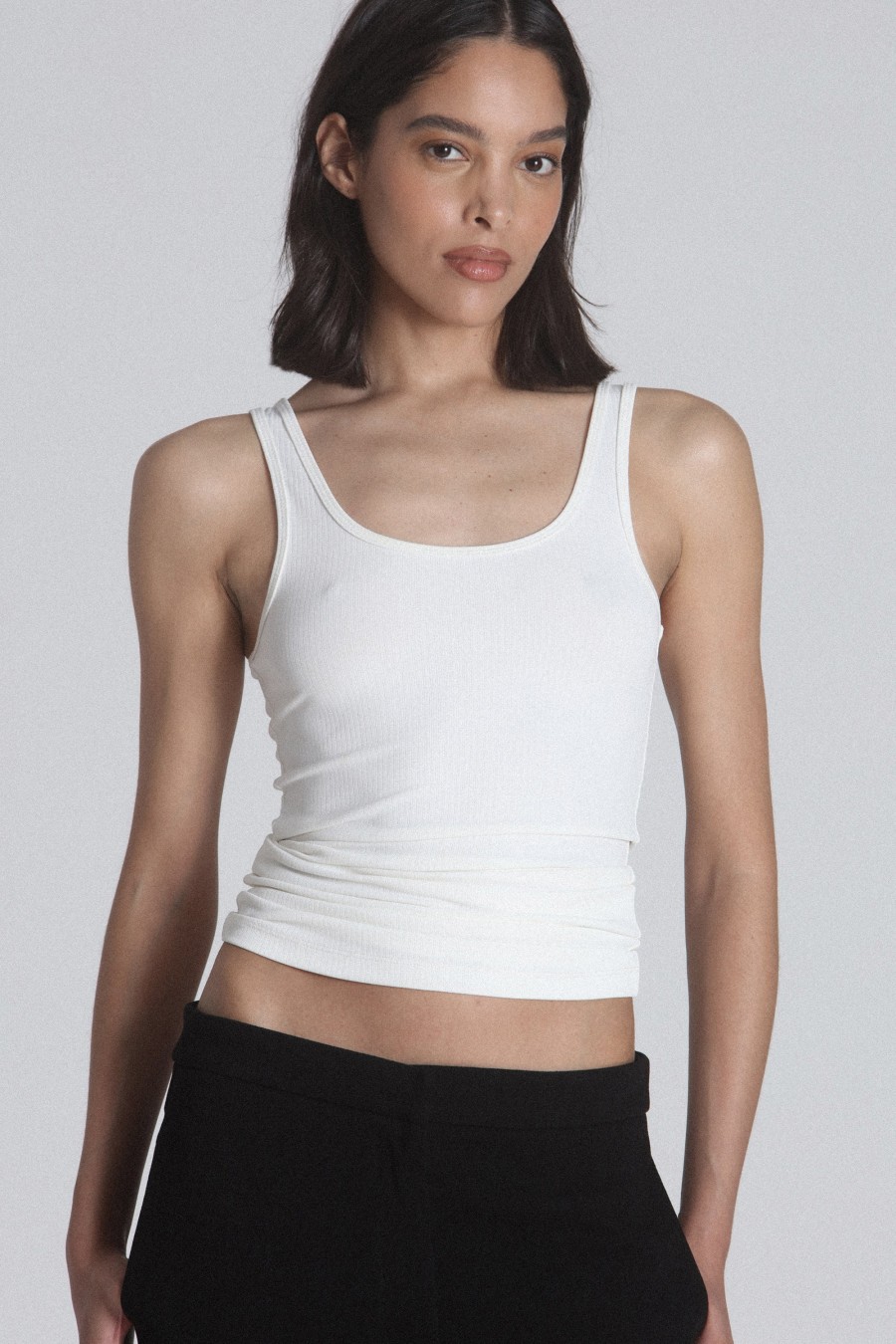 Hot Bayse Brand Carrie Tank - White