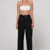 Clearance BAYSE BRAND Aura Crop Top - White