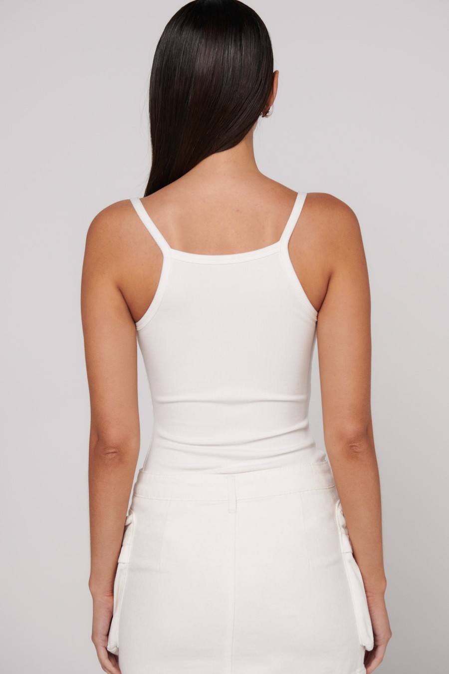 Online Bayse Brand Banks Bodysuit - White