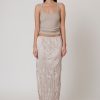 Hot Bayse Brand River Maxi Skirt - Oyster