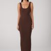 Clearance Bayse Brand Oscar Midi - Chocolate