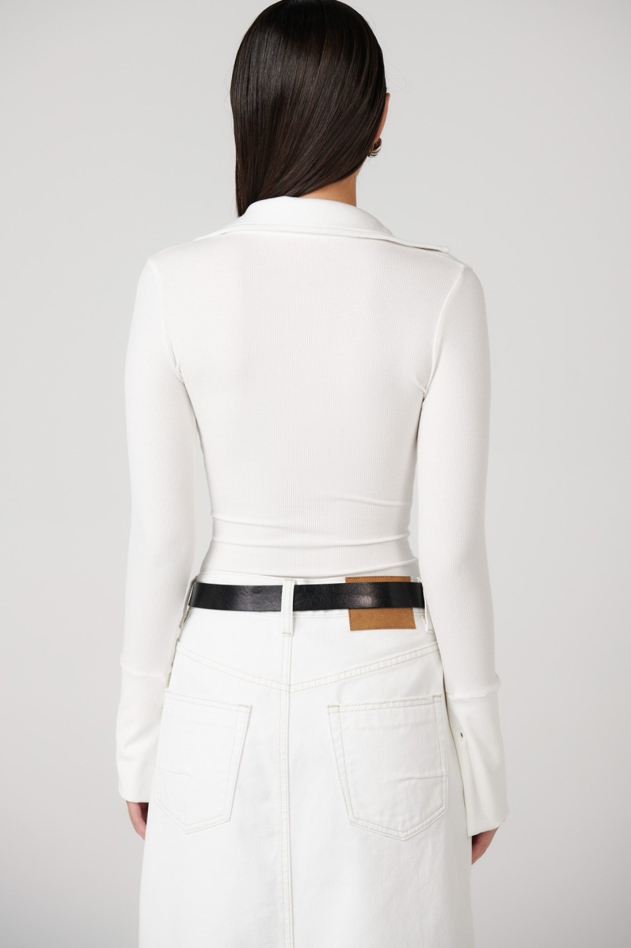 Clearance BAYSE BRAND Celine Bodysuit - White