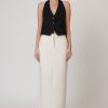 New Bayse Brand Pheonix Maxi Skirt - Ivory