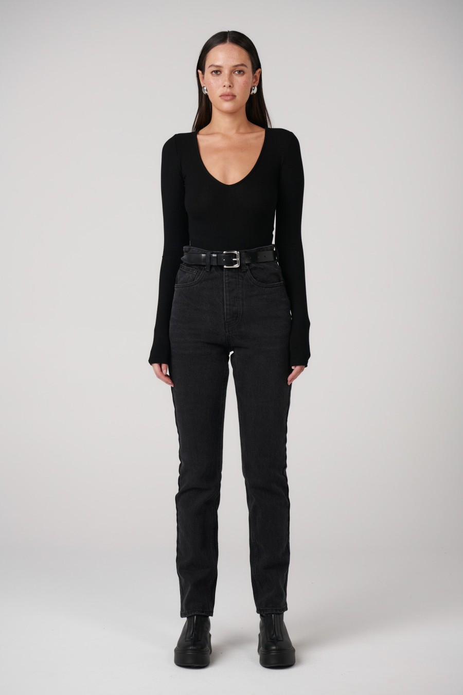 Hot Bayse Brand Atherton Bodysuit - Black