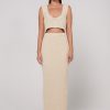 Clearance BAYSE BRAND Amor Maxi Skirt - Ecru