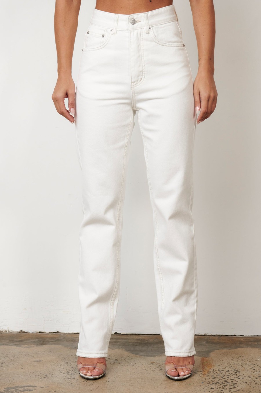 Online Bayse Brand Tyler Denim - Geisha White